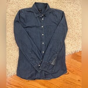 JCrew medium blue color denim shirt size XS